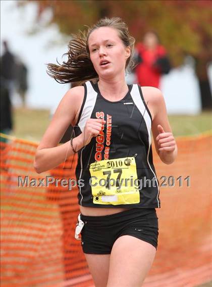 Thumbnail 1 in CIF State Cross Country Championships (D4 Girls) photogallery.
