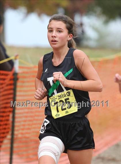 Thumbnail 1 in CIF State Cross Country Championships (D4 Girls) photogallery.