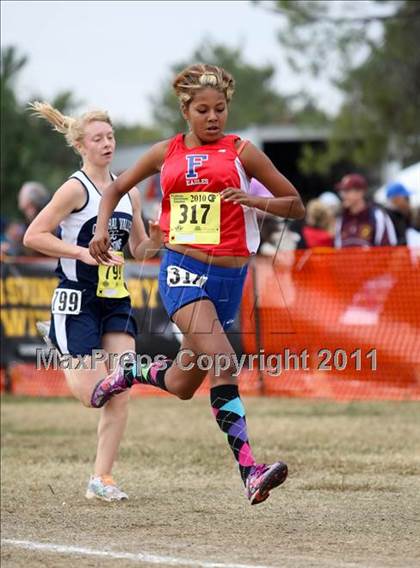 Thumbnail 3 in CIF State Cross Country Championships (D4 Girls) photogallery.