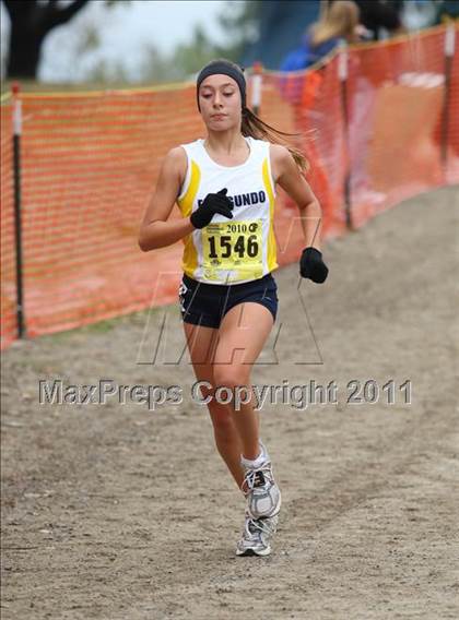 Thumbnail 3 in CIF State Cross Country Championships (D4 Girls) photogallery.