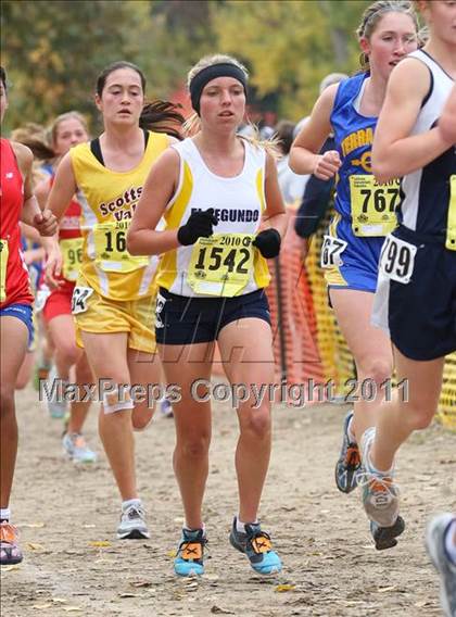 Thumbnail 3 in CIF State Cross Country Championships (D4 Girls) photogallery.