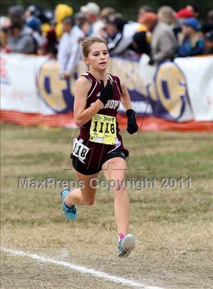 Thumbnail 2 in CIF State Cross Country Championships (D4 Girls) photogallery.