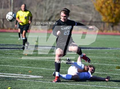 Thumbnail 2 in Darien @ Xavier (CIAC Class LL Quarterfinal) photogallery.