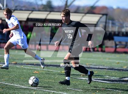 Thumbnail 3 in Darien @ Xavier (CIAC Class LL Quarterfinal) photogallery.