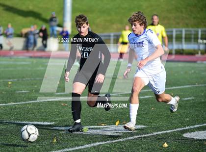 Thumbnail 2 in Darien @ Xavier (CIAC Class LL Quarterfinal) photogallery.