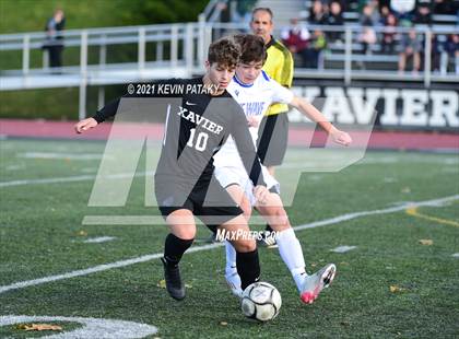 Thumbnail 1 in Darien @ Xavier (CIAC Class LL Quarterfinal) photogallery.