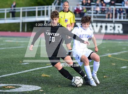 Thumbnail 2 in Darien @ Xavier (CIAC Class LL Quarterfinal) photogallery.