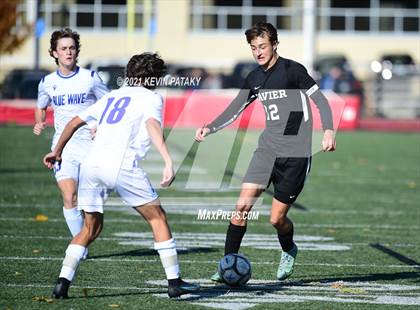 Thumbnail 1 in Darien @ Xavier (CIAC Class LL Quarterfinal) photogallery.