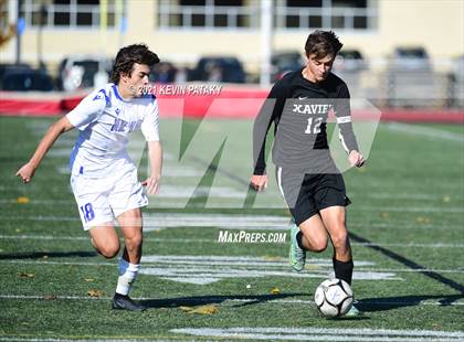 Thumbnail 3 in Darien @ Xavier (CIAC Class LL Quarterfinal) photogallery.