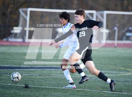 Thumbnail 1 in Darien @ Xavier (CIAC Class LL Quarterfinal) photogallery.