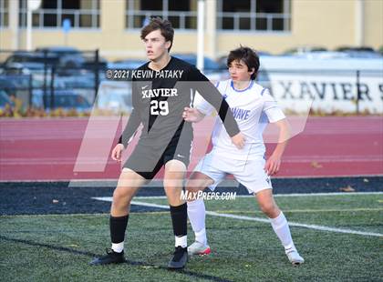 Thumbnail 1 in Darien @ Xavier (CIAC Class LL Quarterfinal) photogallery.
