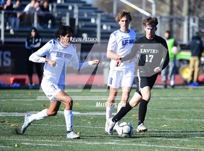 Thumbnail 2 in Darien @ Xavier (CIAC Class LL Quarterfinal) photogallery.