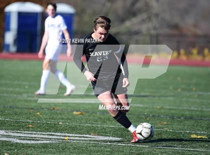 Thumbnail 2 in Darien @ Xavier (CIAC Class LL Quarterfinal) photogallery.