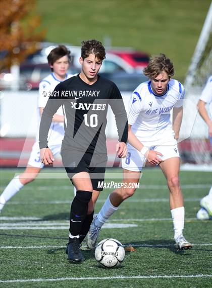 Thumbnail 1 in Darien @ Xavier (CIAC Class LL Quarterfinal) photogallery.