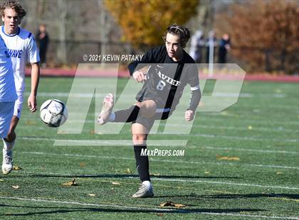 Thumbnail 1 in Darien @ Xavier (CIAC Class LL Quarterfinal) photogallery.