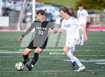 Thumbnail 1 in Darien @ Xavier (CIAC Class LL Quarterfinal) photogallery.