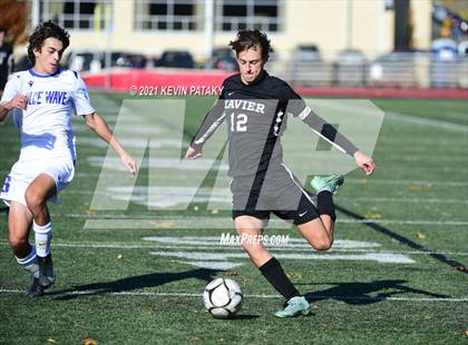 Thumbnail 2 in Darien @ Xavier (CIAC Class LL Quarterfinal) photogallery.