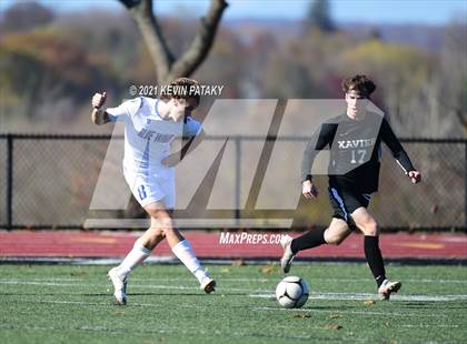 Thumbnail 3 in Darien @ Xavier (CIAC Class LL Quarterfinal) photogallery.