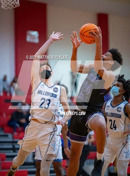 Thumbnail 3 in Millbrook vs. Ardrey Kell (NCHSAA 4A Final) (1 of 2 - the game) photogallery.