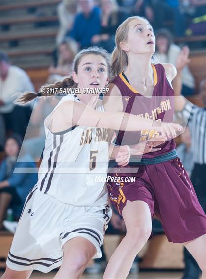 Thumbnail 2 in Menlo-Atherton vs. Saint Francis (Laney Elite Showcase) photogallery.