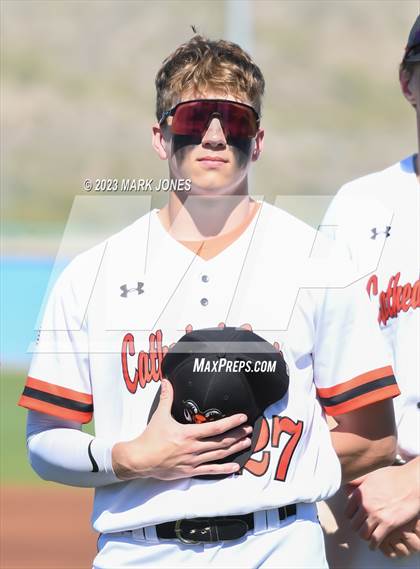 Thumbnail 2 in Cathedral Prep vs. Estrella Foothills (Wolves Classic Tournament - Championship) photogallery.