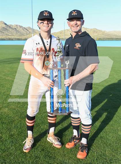 Thumbnail 2 in Cathedral Prep vs. Estrella Foothills (Wolves Classic Tournament - Championship) photogallery.