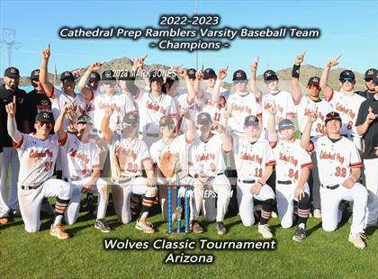 Thumbnail 2 in Cathedral Prep vs. Estrella Foothills (Wolves Classic Tournament - Championship) photogallery.