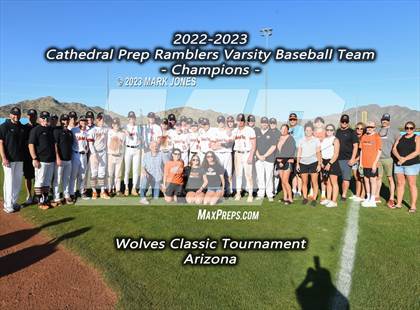 Thumbnail 1 in Cathedral Prep vs. Estrella Foothills (Wolves Classic Tournament - Championship) photogallery.