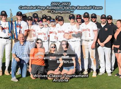 Thumbnail 2 in Cathedral Prep vs. Estrella Foothills (Wolves Classic Tournament - Championship) photogallery.