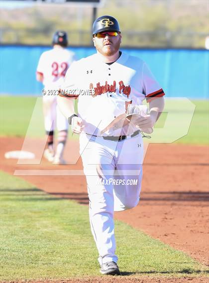 Thumbnail 1 in Cathedral Prep vs. Estrella Foothills (Wolves Classic Tournament - Championship) photogallery.
