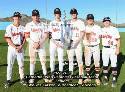 Thumbnail 2 in Cathedral Prep vs. Estrella Foothills (Wolves Classic Tournament - Championship) photogallery.