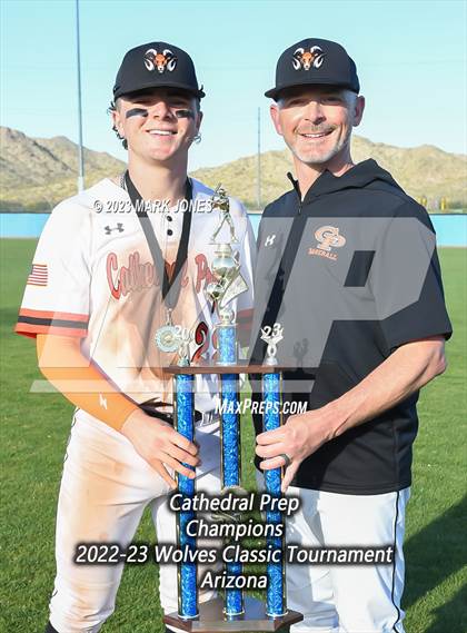 Thumbnail 2 in Cathedral Prep vs. Estrella Foothills (Wolves Classic Tournament - Championship) photogallery.