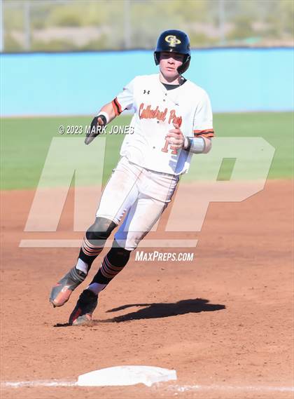 Thumbnail 2 in Cathedral Prep vs. Estrella Foothills (Wolves Classic Tournament - Championship) photogallery.