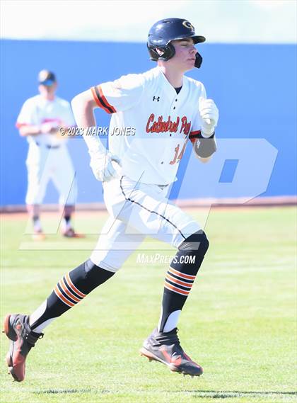 Thumbnail 2 in Cathedral Prep vs. Estrella Foothills (Wolves Classic Tournament - Championship) photogallery.