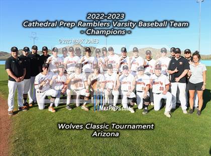Thumbnail 1 in Cathedral Prep vs. Estrella Foothills (Wolves Classic Tournament - Championship) photogallery.