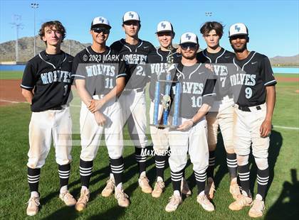 Thumbnail 3 in Cathedral Prep vs. Estrella Foothills (Wolves Classic Tournament - Championship) photogallery.