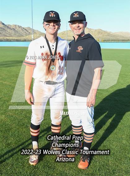 Thumbnail 1 in Cathedral Prep vs. Estrella Foothills (Wolves Classic Tournament - Championship) photogallery.