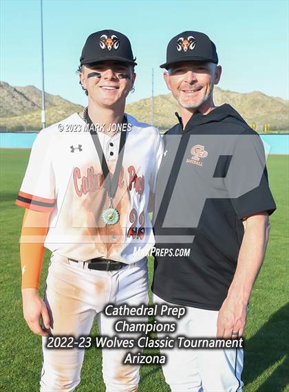 Thumbnail 3 in Cathedral Prep vs. Estrella Foothills (Wolves Classic Tournament - Championship) photogallery.