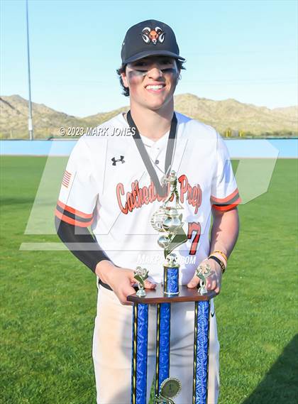 Thumbnail 3 in Cathedral Prep vs. Estrella Foothills (Wolves Classic Tournament - Championship) photogallery.