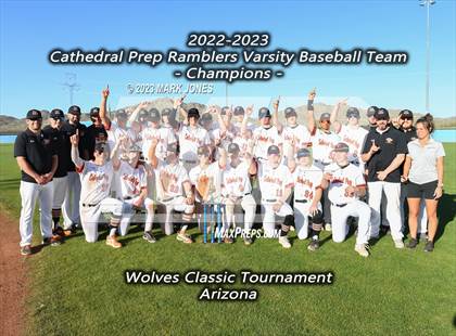 Thumbnail 3 in Cathedral Prep vs. Estrella Foothills (Wolves Classic Tournament - Championship) photogallery.