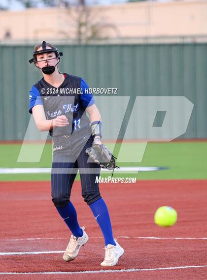Thumbnail 2 in Plano West @ Allen (UIL 6A Softball Bi-District) photogallery.