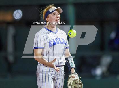 Thumbnail 1 in Plano West @ Allen (UIL 6A Softball Bi-District) photogallery.