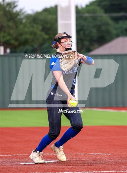 Thumbnail 1 in Plano West @ Allen (UIL 6A Softball Bi-District) photogallery.