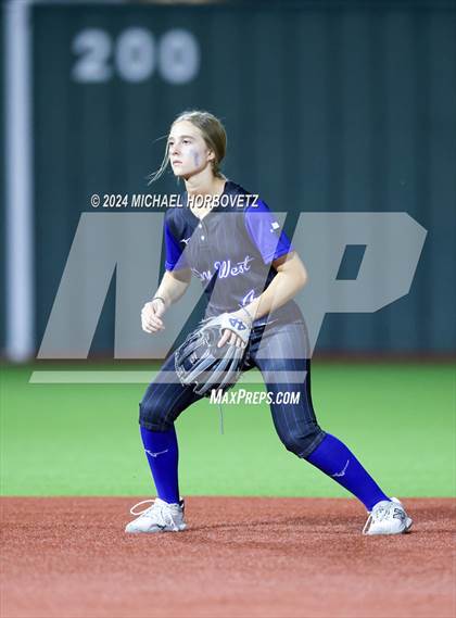 Thumbnail 1 in Plano West @ Allen (UIL 6A Softball Bi-District) photogallery.