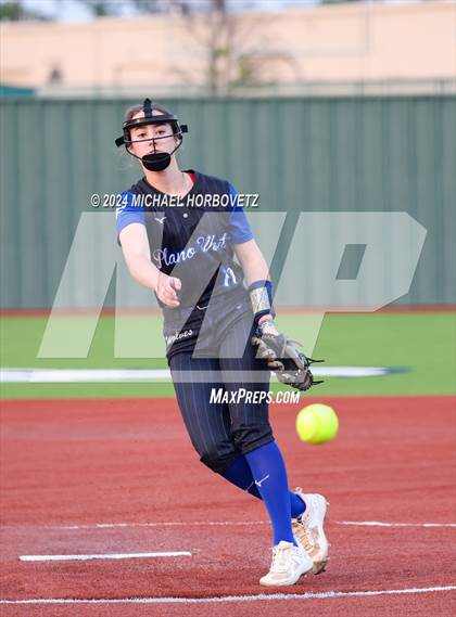 Thumbnail 1 in Plano West @ Allen (UIL 6A Softball Bi-District) photogallery.