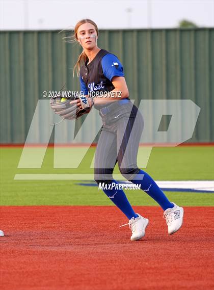 Thumbnail 1 in Plano West @ Allen (UIL 6A Softball Bi-District) photogallery.