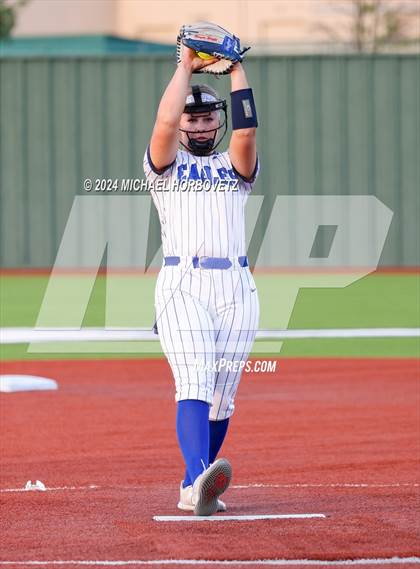 Thumbnail 1 in Plano West @ Allen (UIL 6A Softball Bi-District) photogallery.