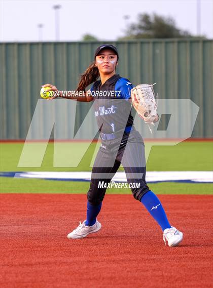 Thumbnail 1 in Plano West @ Allen (UIL 6A Softball Bi-District) photogallery.