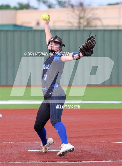 Thumbnail 1 in Plano West @ Allen (UIL 6A Softball Bi-District) photogallery.