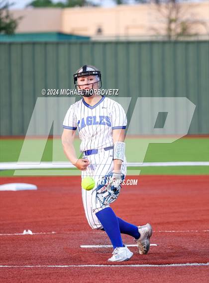 Thumbnail 1 in Plano West @ Allen (UIL 6A Softball Bi-District) photogallery.